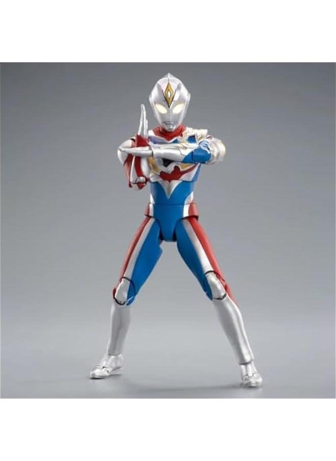 ZD Toys, Ultraman Decker Shiny Type, 1/10 Scale Collectible Action Figure Full Set UL-A05X