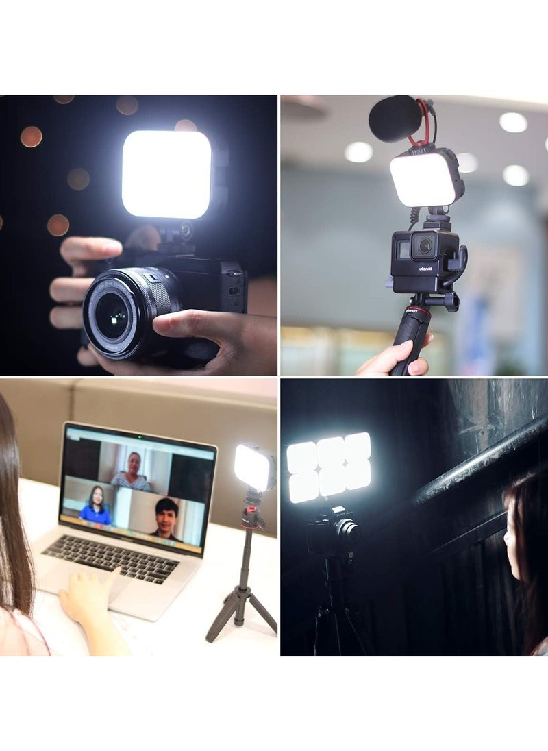 VL100C Bi-Color LED Video Light on Camera,Mini Rechargeable 2000mAh LED Camera Lights,CRI95+ Dimmable 2500-6500K Ultra Bright Photo and Video Lighting,LED Fill Lamp