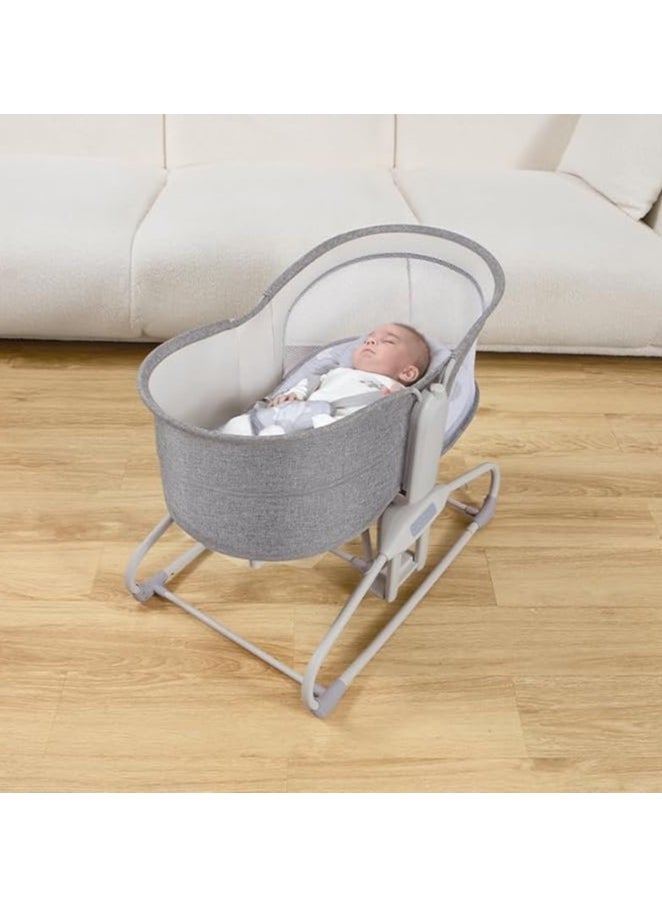 Mastela 4 in 1 Deluxe Multi-Functional Bassinet – Grey