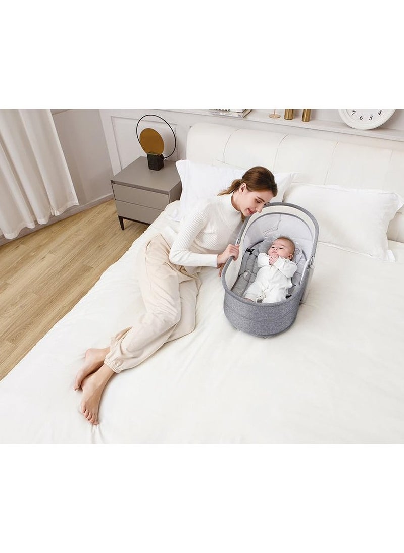 Mastela 4 in 1 Deluxe Multi-Functional Bassinet – Dark Grey