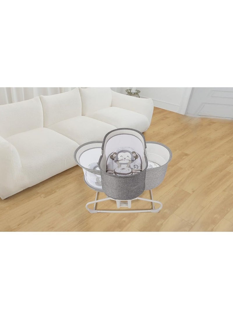 Mastela 4 in 1 Deluxe Multi-Functional Bassinet – Dark Grey