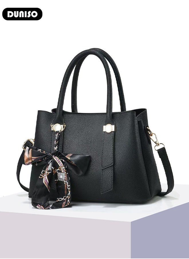 Elegant Women's Handbag,Crossbody Bag with Removable Shoulder Strap,Large Capacity Tote Bag Shoulder Bag Fashion Ladies Satchel Bag for Women/Ladies Office Travel Daily Bag