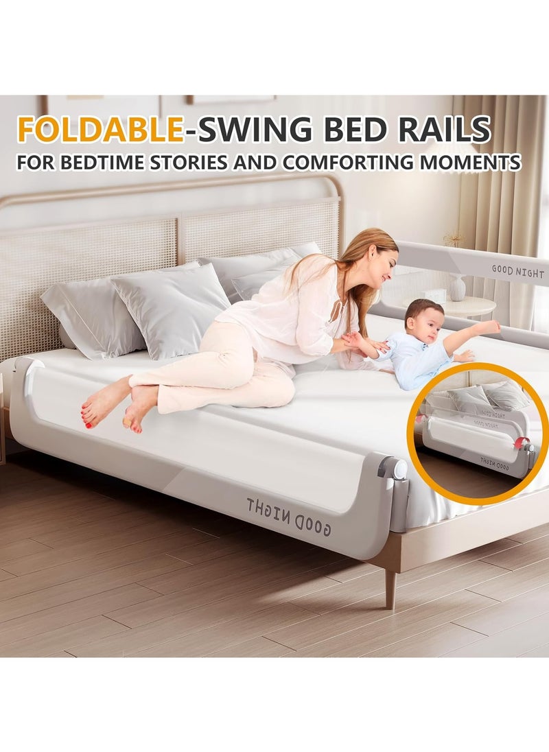 Bed Rail,Bed Railing for Kids ，Foldable Bed Rail Guard for Baby,   Baby Bed  Side Rail for Baby Safety,     Bed Side Rail for Twin Queen King  حاجز سرير