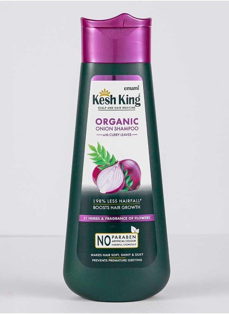 Kesh King Scalp and Hair Medicine Organic Onion Shampoo with Curry Leaves 1L