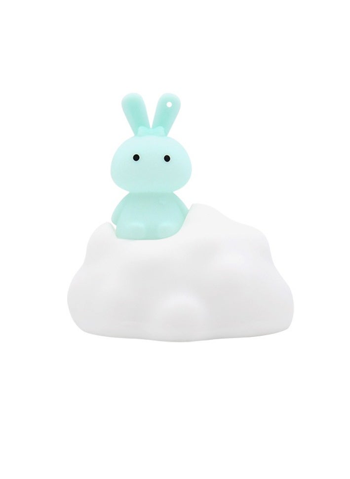 LED Cute Cartoon Night Light, Silicone Baby Nursery Light Lamp, Compact And Portable USB Rechargeable Night Lamp, Durable Desk Lamp For Kids Bedroom Decor, (1pc, Little Rabbit)