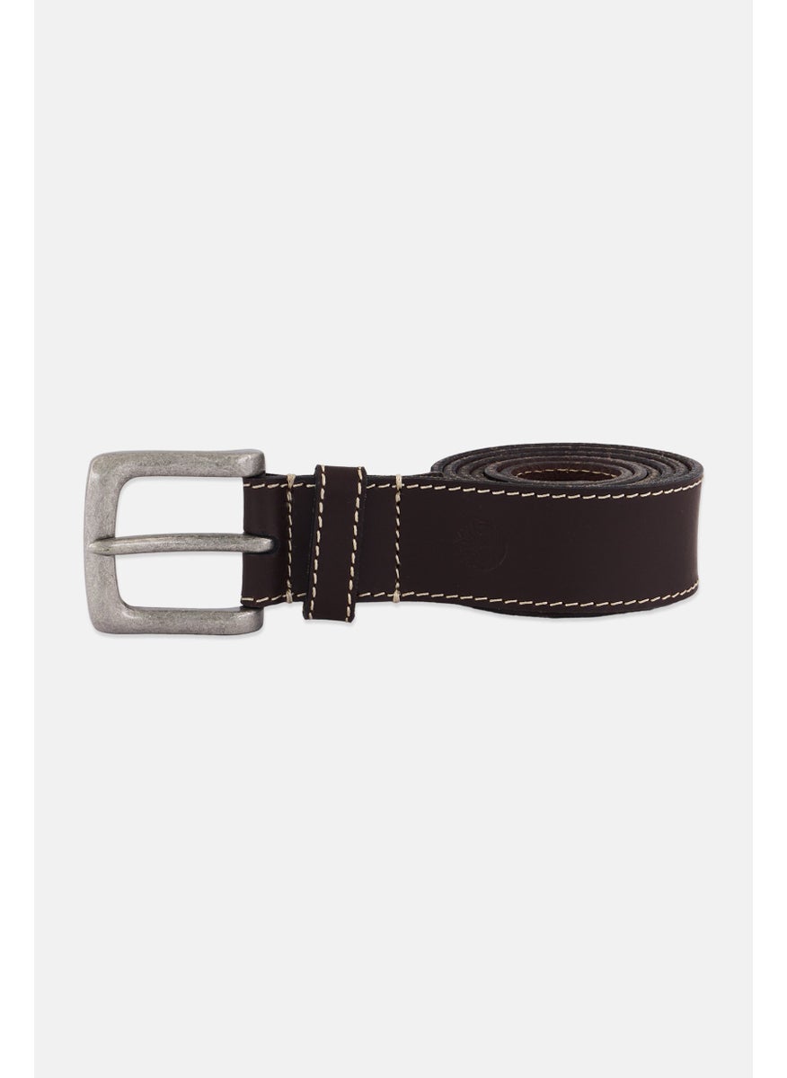Men Leather Belt, Brown