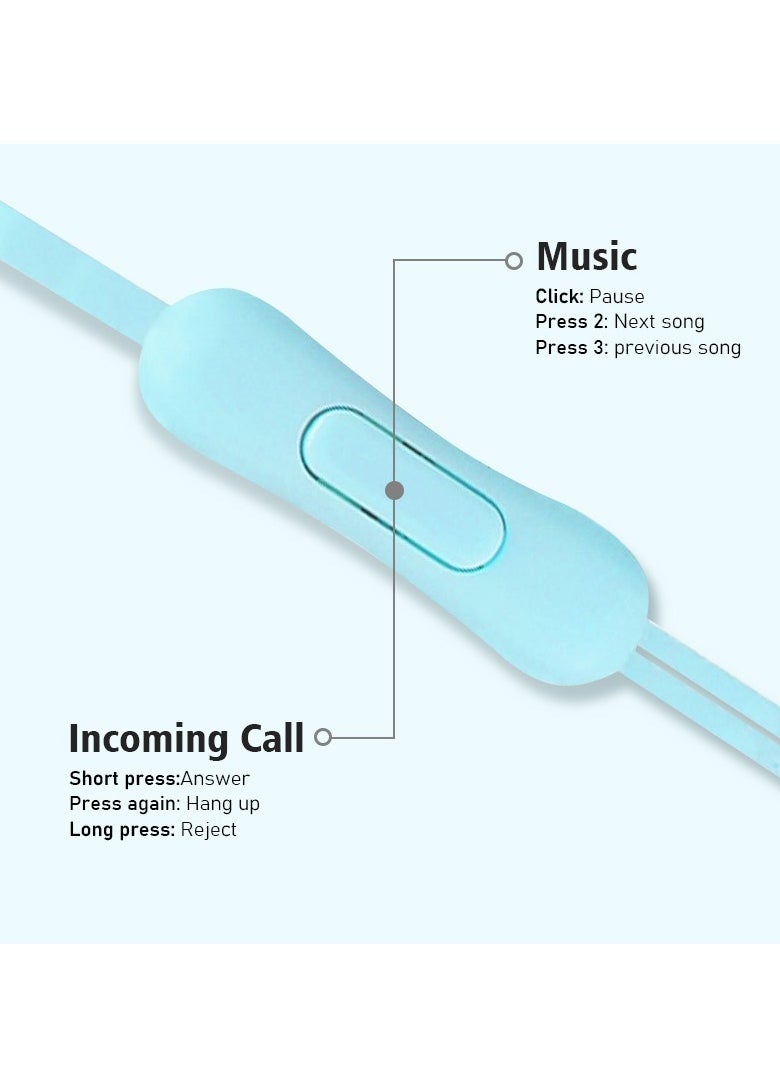 3.5mm Stereo In Ear Headphones, Universal Wired Control Earphone, Comfortable Hifi Sound Sports Music Earbuds, Portable Stylish Wired Headsets With Microphone And Button Control, (1pc, White)
