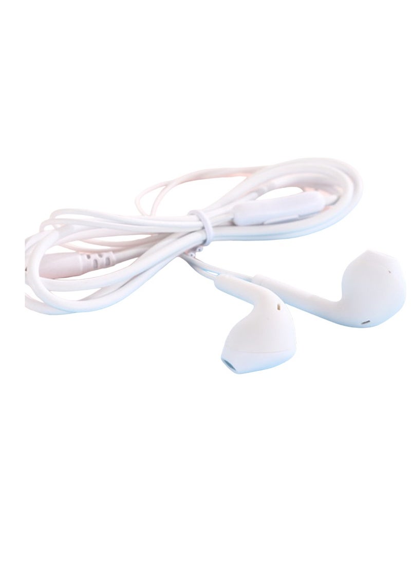 3.5mm Stereo In Ear Headphones, Universal Wired Control Earphone, Comfortable Hifi Sound Sports Music Earbuds, Portable Stylish Wired Headsets With Microphone And Button Control, (1pc, White)