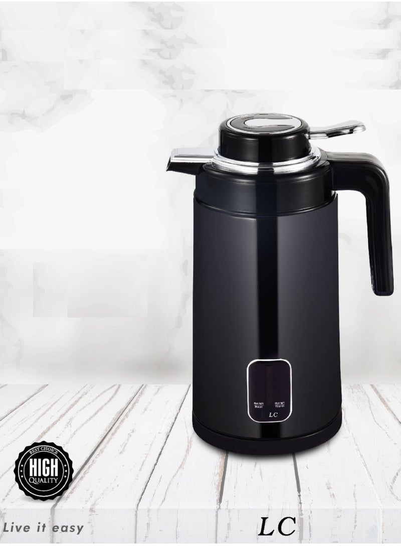 Electric Kettle With Thermos Easy To Use And Clean 2.5 Ltr 1360W