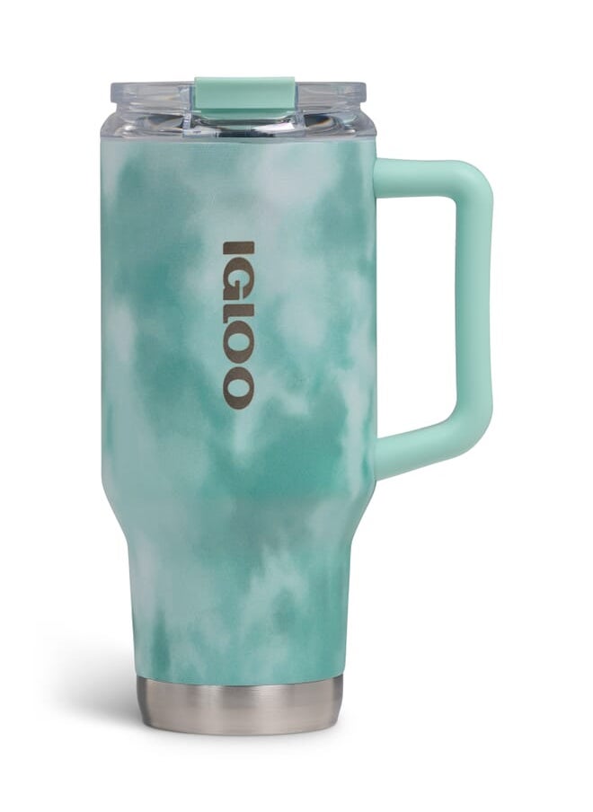 IGLOO - 32 Oz Flip ‘n’ Sip Travel Mug - Seafoam