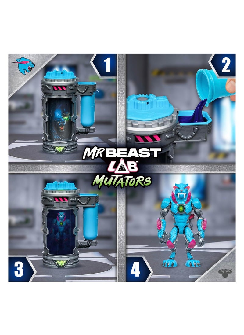 Mutation Chamber: Iconic Panther | Interactive Transformation | Lights & Sounds | Durable Build | Exclusive Collectible Figure | High-Quality Design