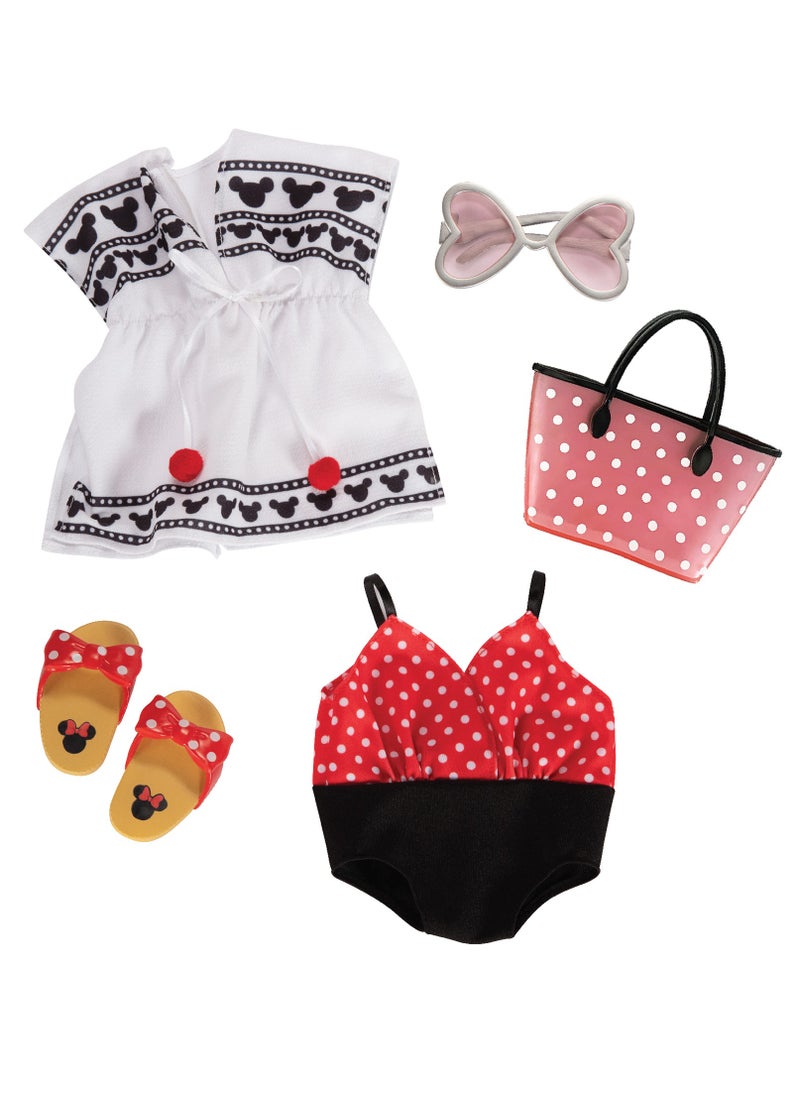 Disney ILY 4Ever Inspired by Minnie Mouse Fashion Pack | Minnie Mouse | Mickey Mouse | Pretend Play | Fashion Dress for 18-Inches Doll | Dress Up | Gift for Kids and Teens | Doll not Included