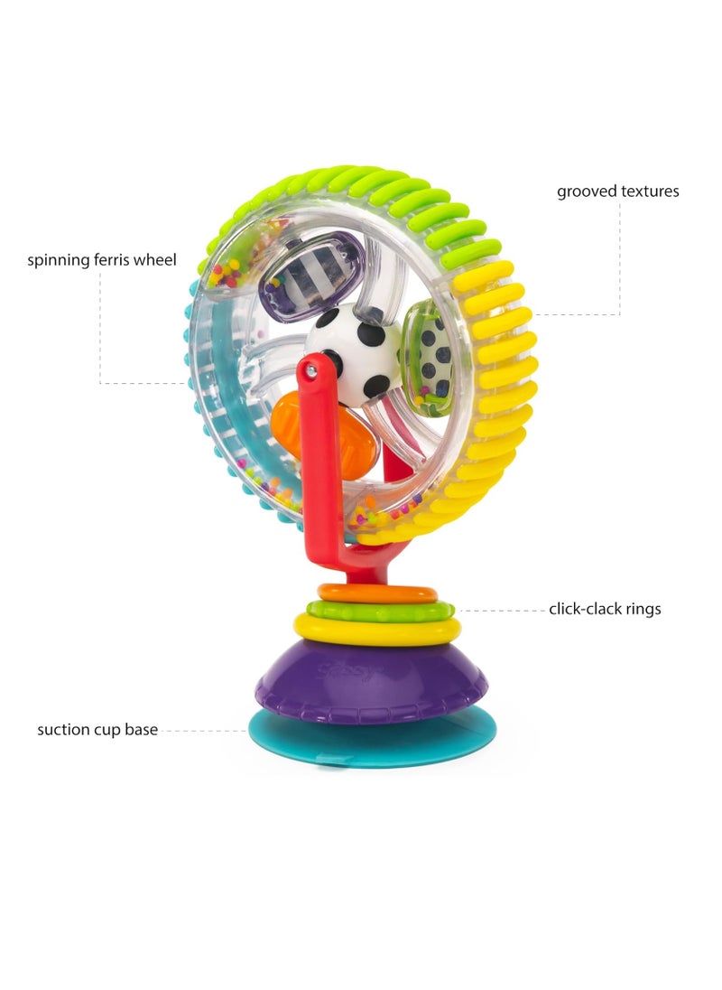 Wonder Wheel, Lightweight Portable Spinning High Chair Tray Toy, Safe And Durable Baby Suction Toys, Early Developmental Tray Fun Toy For Early Learning, (1pc)