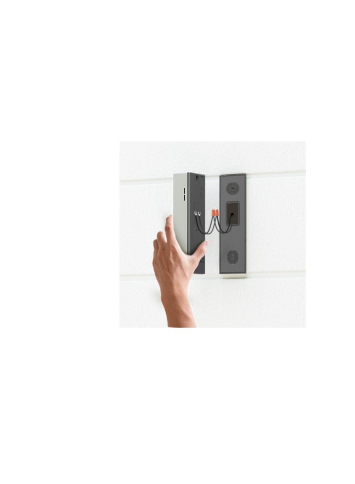 EP3x Pro 2K Dual-Lens Battery-Powered Video Doorbell with 1080p Bottom Camera, Solar Panel, AI Human & Package Detection, 32GB eMMC Storage, Color Night Vision, Two-Way Talk, Tamper Alarm, Smart Integration with Google Assistant & Alexa, Weatherproof | CS-EP3x Pro