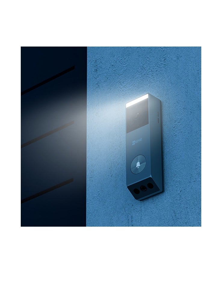 EP3x Pro 2K Dual-Lens Battery-Powered Video Doorbell with 1080p Bottom Camera, Solar Panel, AI Human & Package Detection, 32GB eMMC Storage, Color Night Vision, Two-Way Talk, Tamper Alarm, Smart Integration with Google Assistant & Alexa, Weatherproof | CS-EP3x Pro