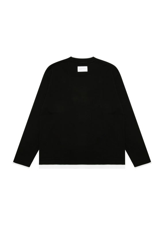 AAPENOW moonface logo long sleeve tee