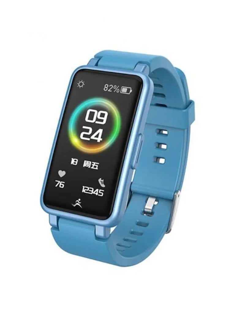 C2 Smart Watch, IP67 Waterproof Health Monitoring Watch, Lightweight Large Display Smart Fitness Tracker, Comfortable Sports Bluetooth Smartwatch For Sports, Running, Climbing, Students, (1pc, Blue)