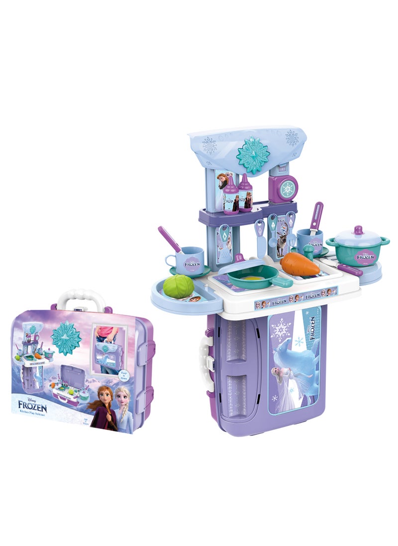 Frozen Kitchen Play Suitcase | Anna / Elsa | Kitchen Playset | Pretend Play |Cooking Playset | Gift for Kids