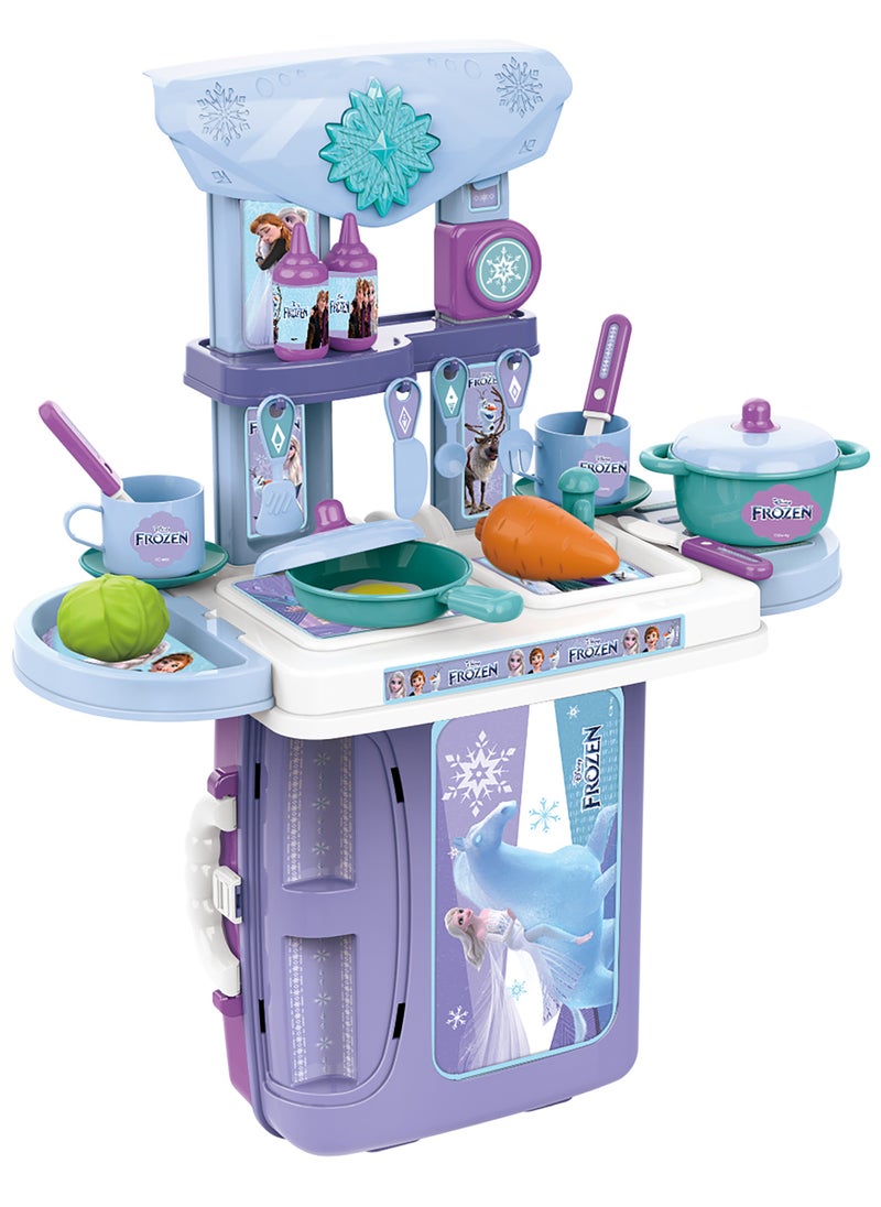 Frozen Kitchen Play Suitcase | Anna / Elsa | Kitchen Playset | Pretend Play |Cooking Playset | Gift for Kids