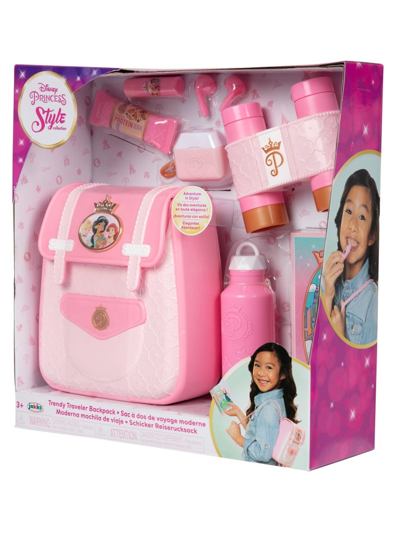 Disney Princess Style Traveler Backpack | Pretend Play | Fashion Accessories | Gift for Kids and Teens