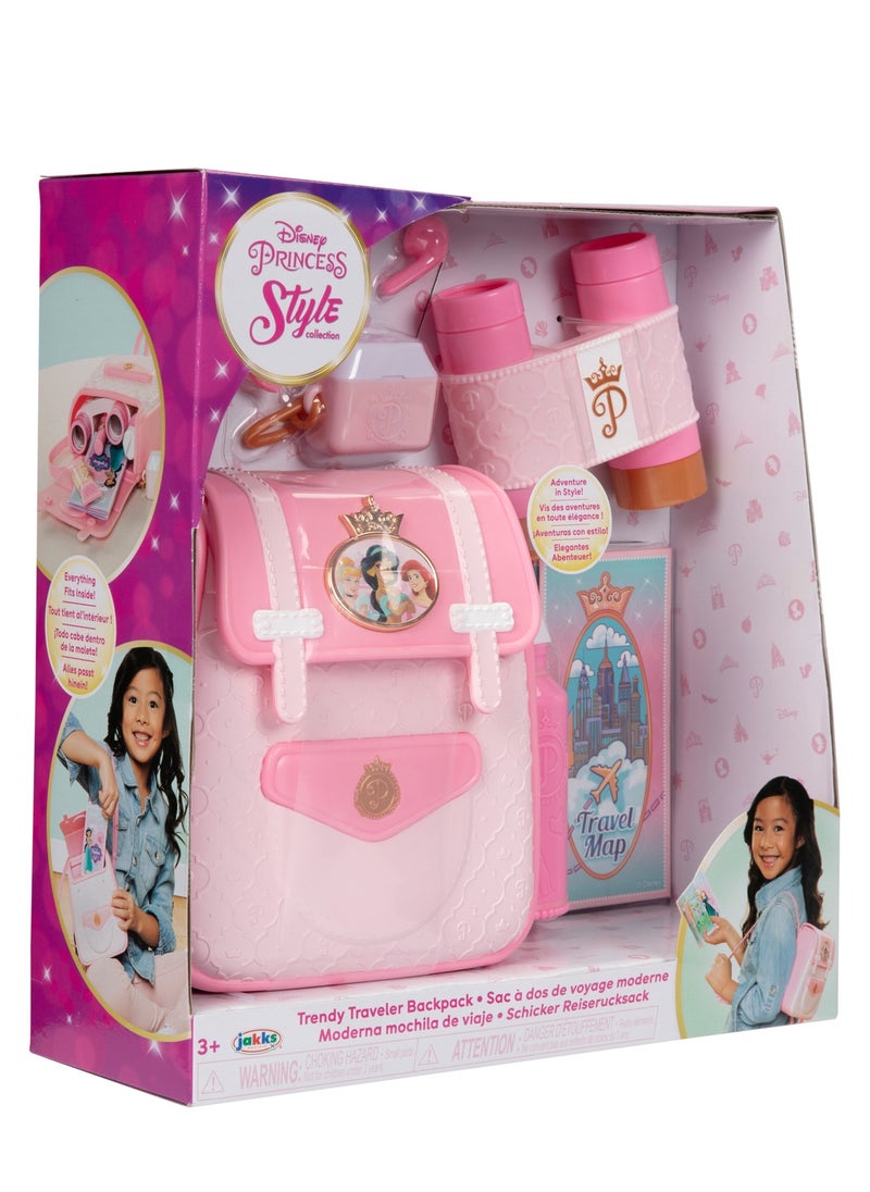 Disney Princess Style Traveler Backpack | Pretend Play | Fashion Accessories | Gift for Kids and Teens
