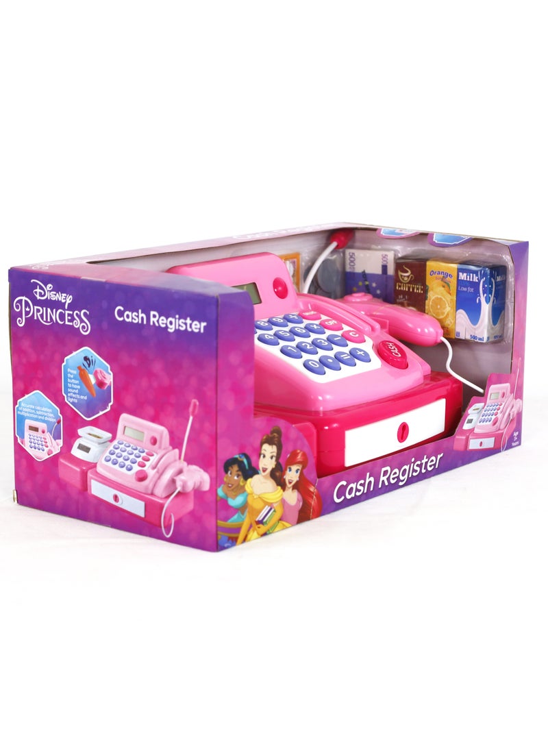 Disney Princess Cash Register, Battery Operated | Pretend Play | Promotes Creativity & Imaginative Play | Gift for Kids