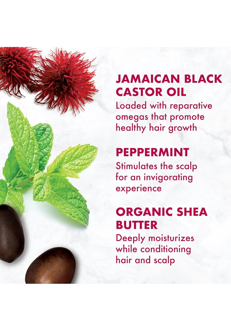 Strengthen & Restore Shampoo, Conditioner & Leave-In Bundle Jamaican Black Castor Oil 3 Pack to Cleanse & Nourish Dry, Damaged Hair