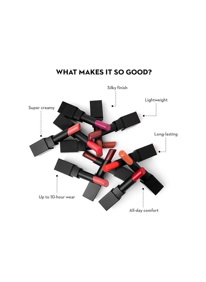 SUGAR Cosmetics Nothing Else Matter 03 Rust Have (Subtle Burnt Red), 3.5 g