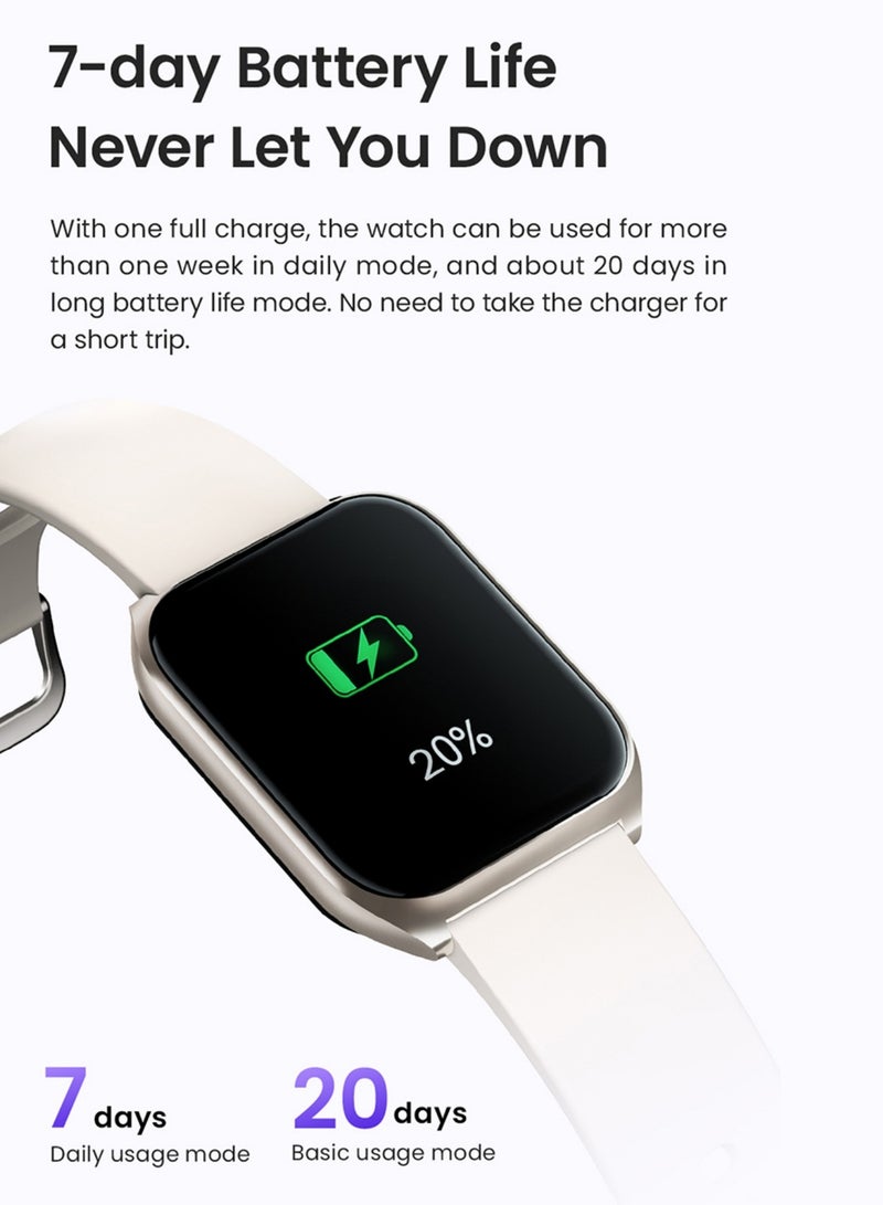 240 mAh Solar Lite Smart Watch With 100 Plus Workout Modes And Heart Rate Blood Oxygen Monitoring Sleep Stress Testing Silver