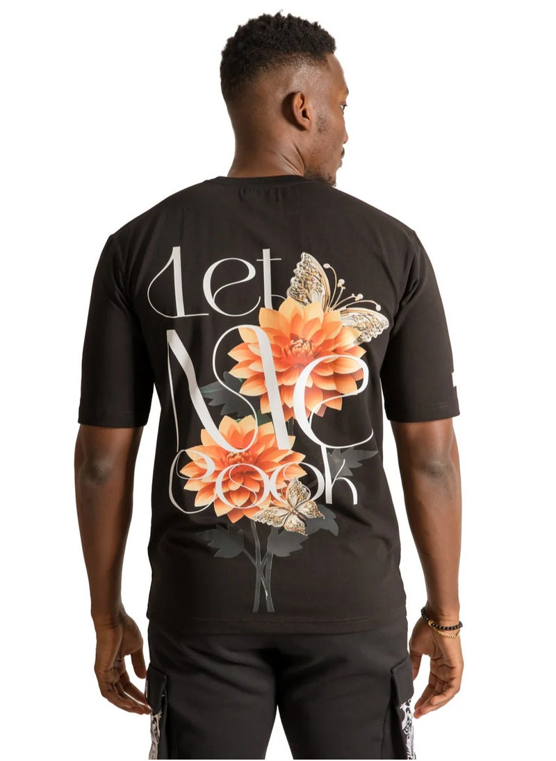 KA-1 LET ME COOK T-SHIRT BLACK