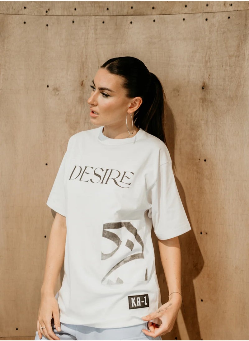 KA-1 DESIRE T-SHIRT WHITE