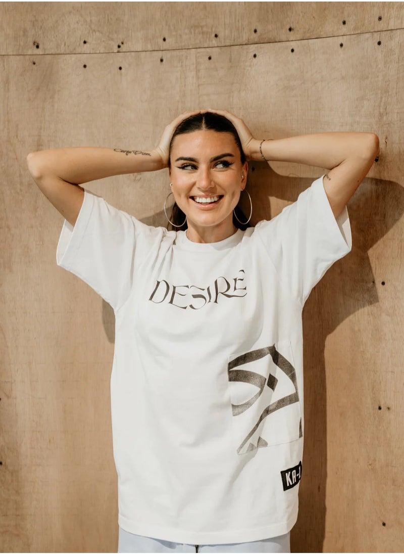 KA-1 DESIRE T-SHIRT WHITE