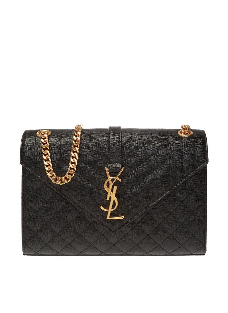 Medium Envelope Matelassé Shoulder Bag