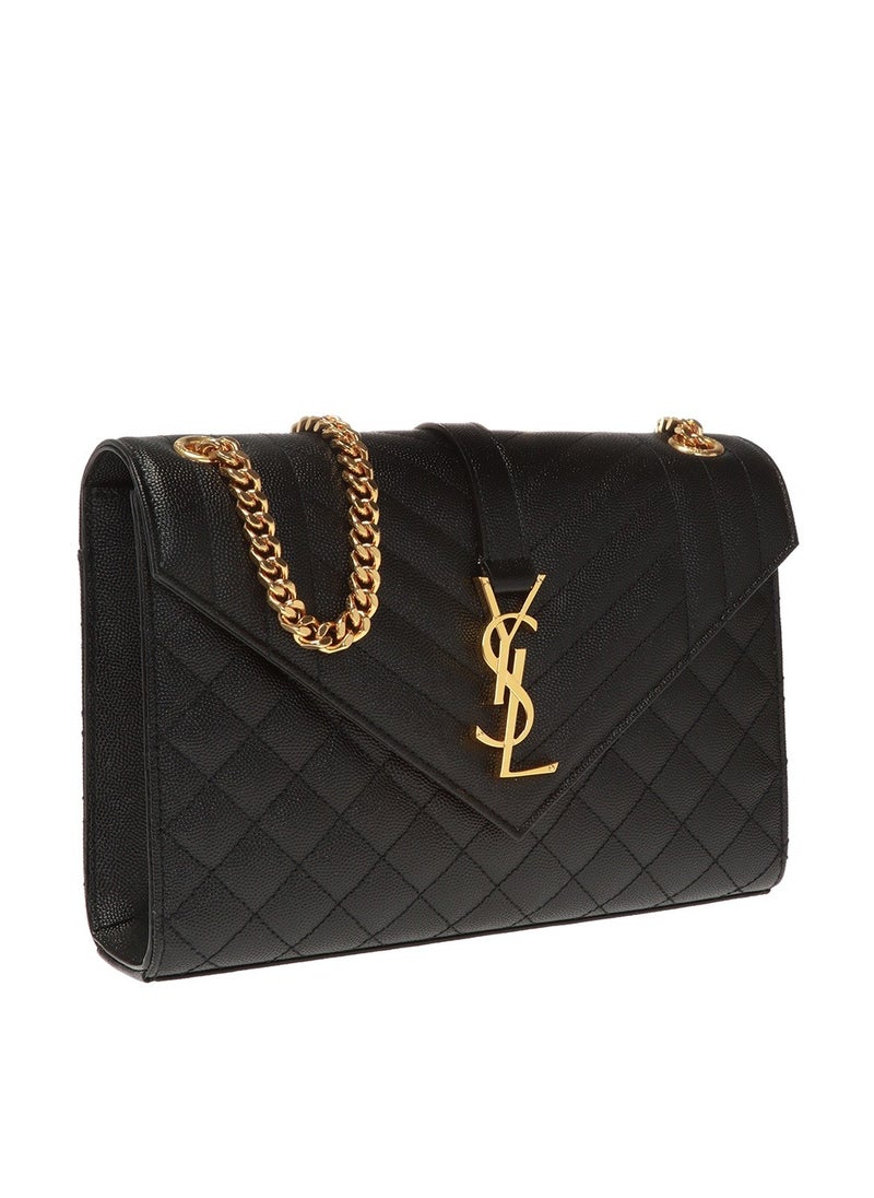 Medium Envelope Matelassé Shoulder Bag