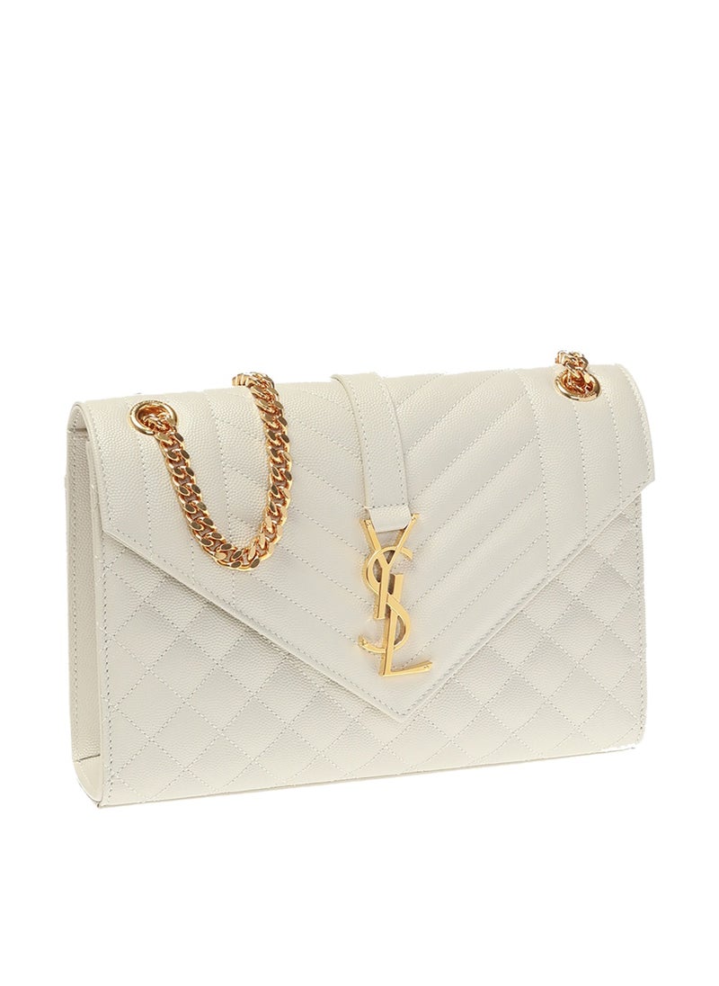Medium Envelope Matelassé Shoulder Bag
