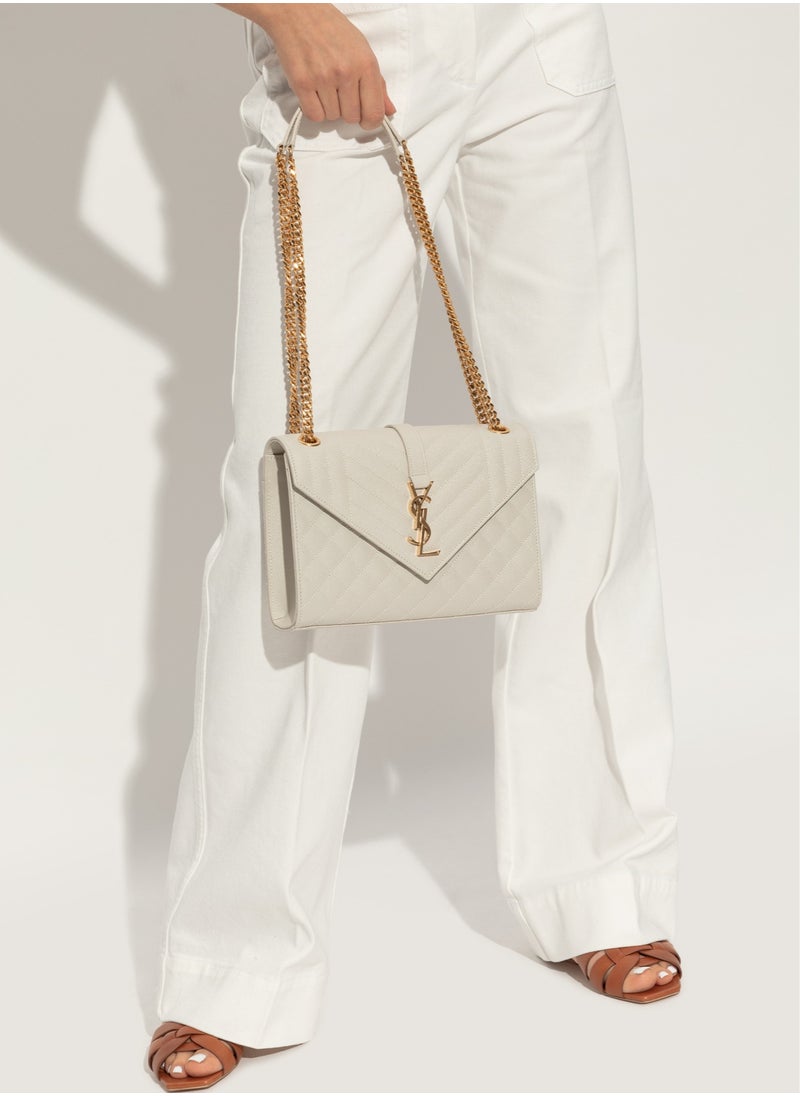 Medium Envelope Matelassé Shoulder Bag