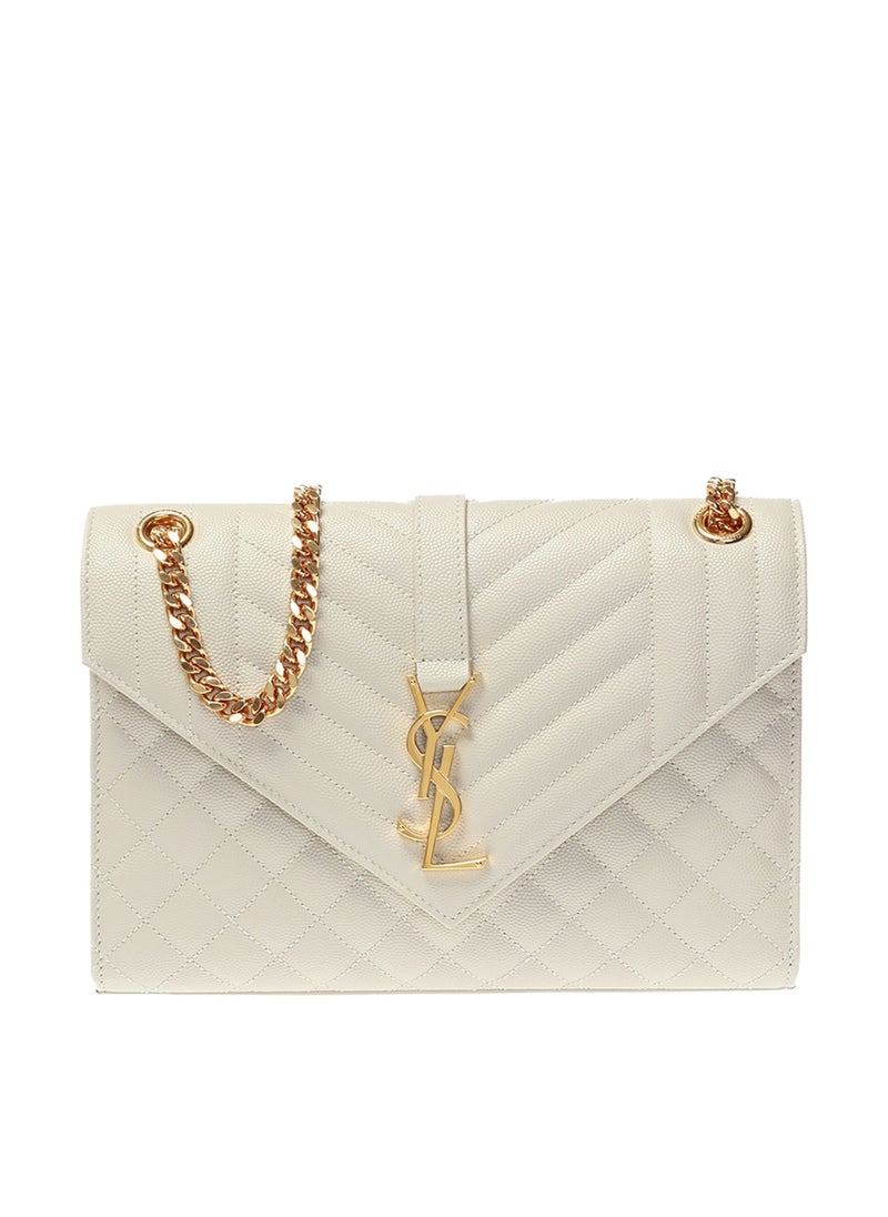 Medium Envelope Matelassé Shoulder Bag