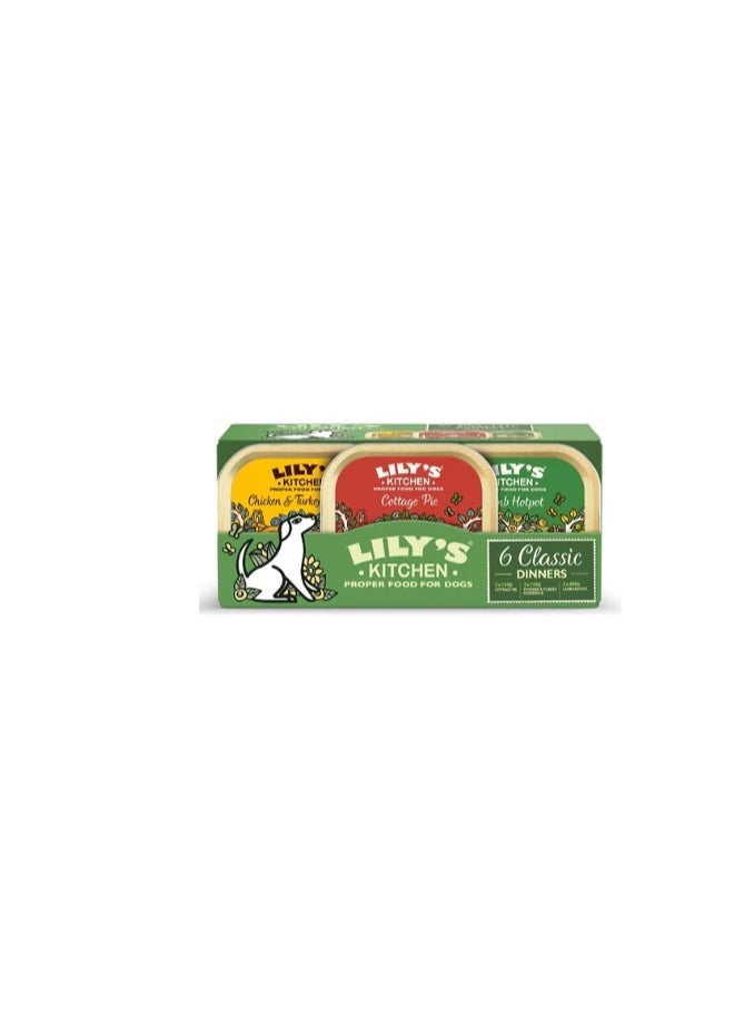 Lily's Kitchen Classic Multipack Wet Dog Food 6X150G