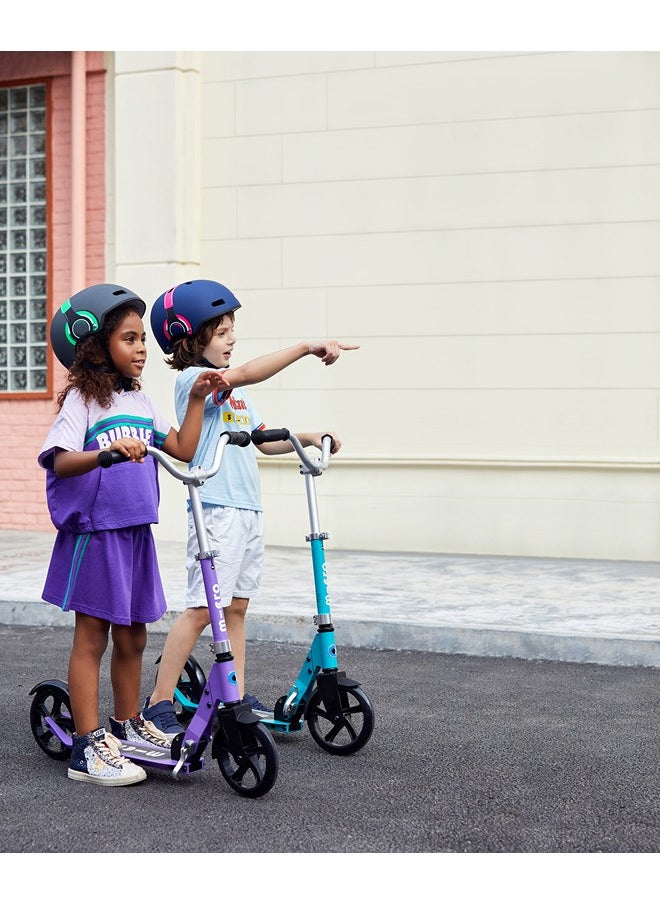 Micro Headphone Kids Helmet Pink (Medium) | Kids Helmet | Kick Scooter Helmets | Sports Helmet for Kids | Helmet with Adjustable Straps | Riding Kids Helmet | Kids Safety | Helmet for Kids