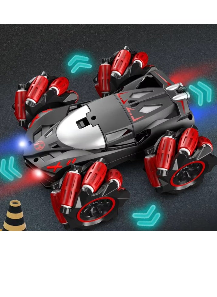 Rechargeable 360° Rotation Remote Control Car| Best Remote Control Drift Stunt Toy Car| Rechargeable Car for kids (Red colour)| Best RC toy car| Premium toy Car with  effect | Spray RC toy car| Off-