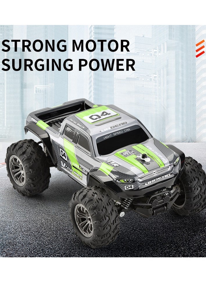 Powerful Rechargeable Off Road Truck | 4*4 RC Car 2.4G (Green)| Monster Truck| Best Remote Truck | RC truck