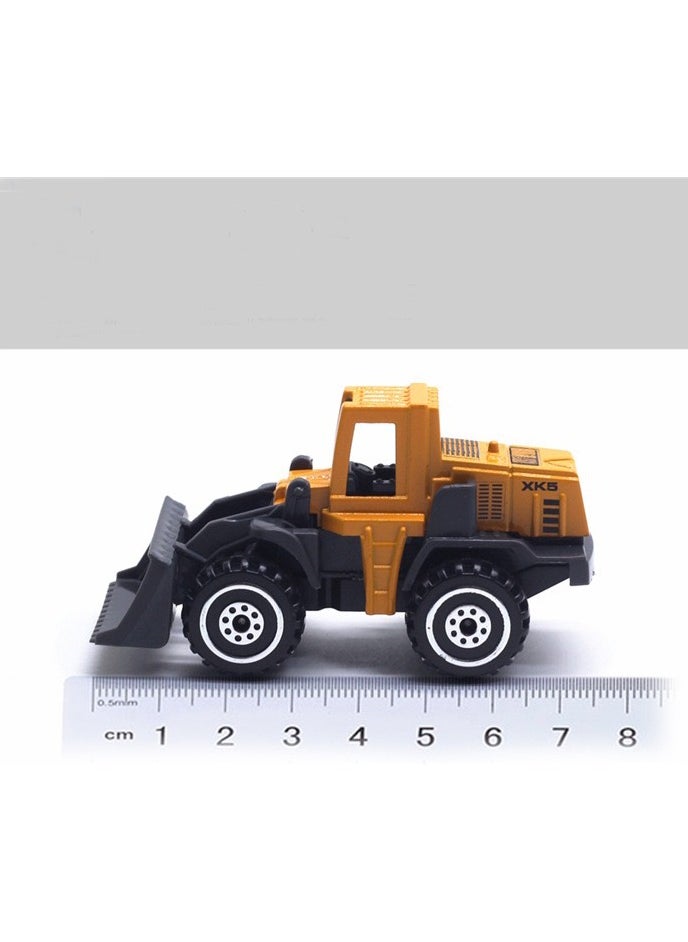 6-Pieces Set Durable Die-Cast Metal Alloy Engineering Vehicle Machine Toys Children Construction Vehicle Toy Vehicle