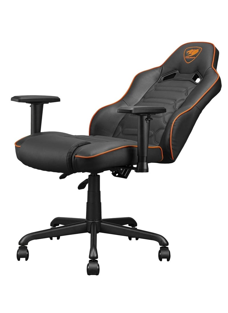COUGAR Fusion S Ergonomic Gaming Chair, PVC Faux Leather Orange/Black | 3MFSLORB.0001