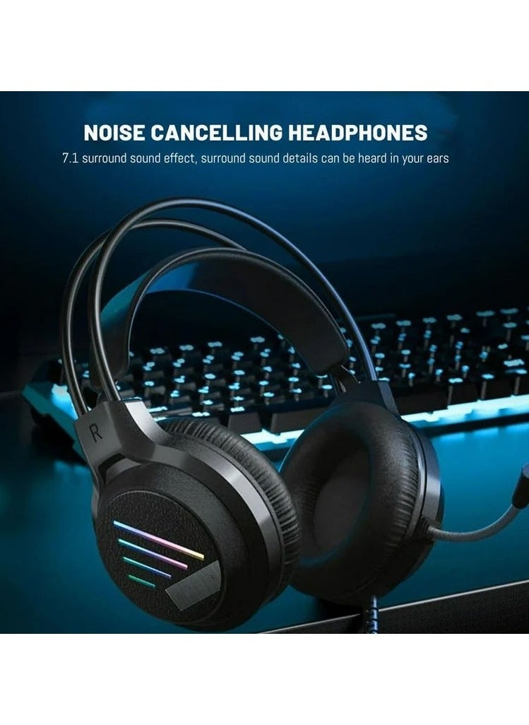 Celebrat GM-2 Wired Gaming Headset with High-Quality Sound Adjustable Headband and Built-in Microphone
