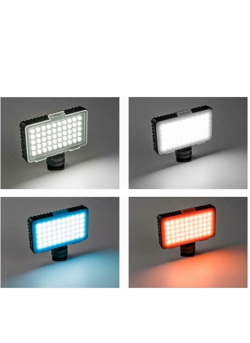 TELESIN photo studio GP-VSS-001 Vlog Cage Extension Frame LED Light Mini Microphone Vlog Kit for Gopro 7/6/5 Sports Cam DSLR Vlog Accessories Kit for GoPro 7/6/5 Black