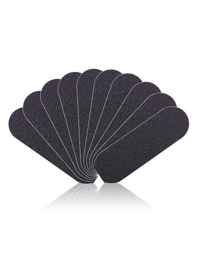 Pedicure File Refill Pads Callus Remover Pedi File Replacement For Reusable Stainless Steel Foot Rasp Handle 50 Count (Black 180 Grit)