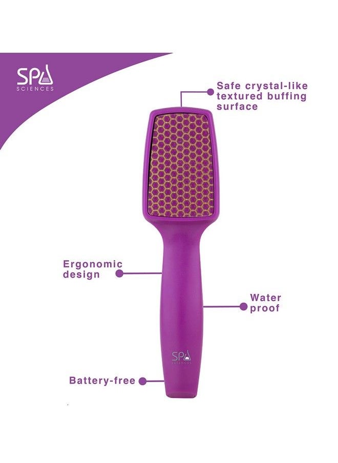 Nano Glass Foot File Exfoliating Pedi Tool Targets Dry Skin Corns Calluses For Use On Wet Or Dry Skin All Skin Types