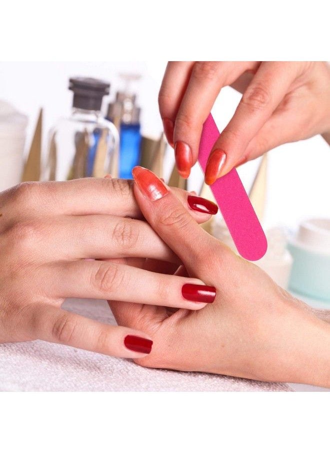 200 Disposable Mini Nail File Bulk 3.4 Inch Double Sided Emery Boards For Fingernail Tools 150 Grit