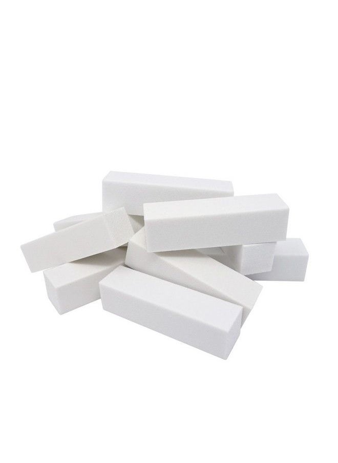 10Pcs White Nail Buffer Sanding Block Files Nail Art Tips Tool