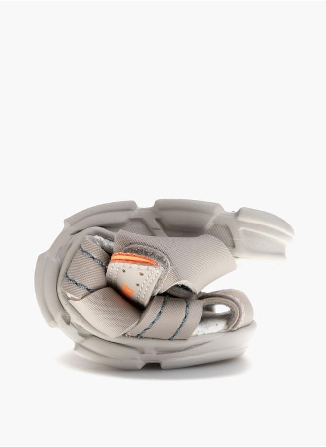 Boys Strap Sandals With Hook And Loop Closure